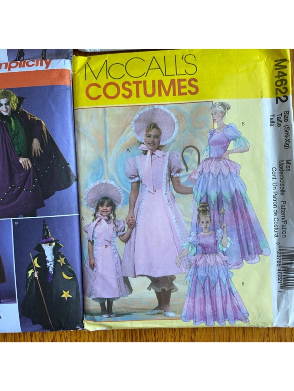 Simplicity Costume Pattern 2499 2513 2502 McCalls M4622 Bo Peep L XL UNCUT Lotx4 - Picture 4 of 12